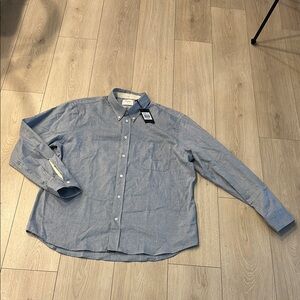 Billy Reid Blue Casual Button Down Shirt